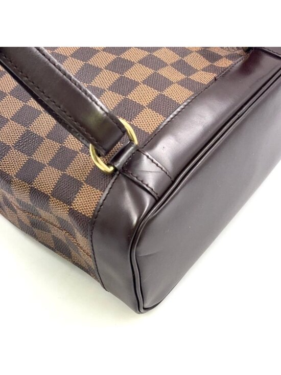 Louis Vuitton Soho Damier Ebene Leather Brown Backpack Gold main image 9